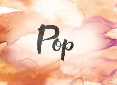 Pop kavramı suluboya ve mürekkep boyama