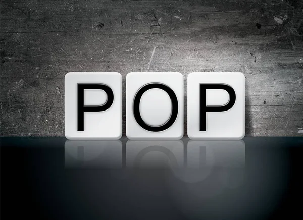 Pop-Konzept gefliestes Wort — Stockfoto