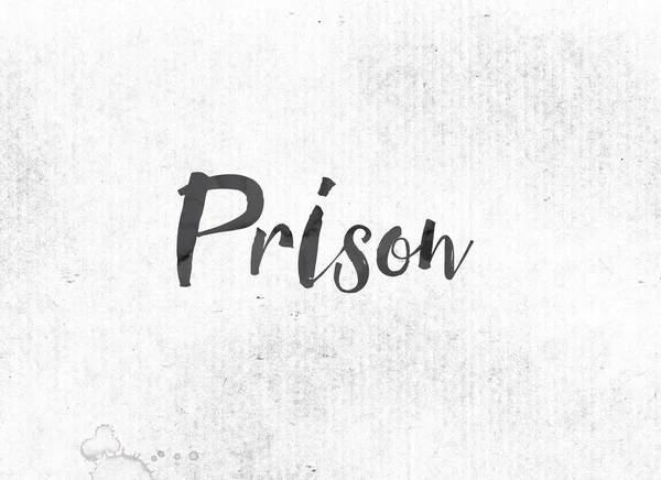 Prison Concept Painted Ink Word and Theme — Stock Photo, Image