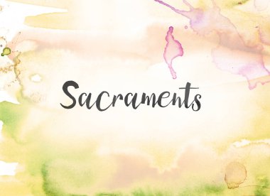 Sırların kavramı suluboya ve mürekkep boyama