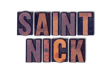 Tipo Word izole Saint Nick kavramı