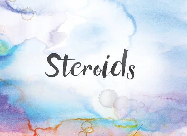 Steroids Concept Watercolor and Ink Painting — Stock Photo, Image