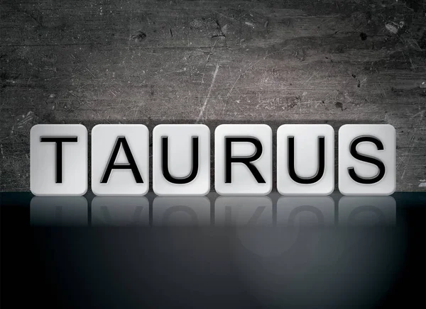 Koncepcja Taurus kafelkami Word — Zdjęcie stockowe