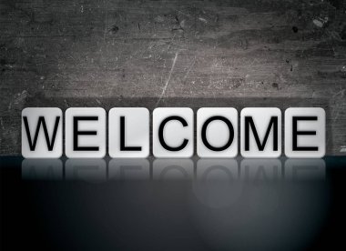 Hoş geldiniz kavramı kelime döşenir