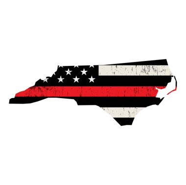 Kuzey Carolina İtfaiyecileri Bayrak İllüstrasyonunu Destekliyor