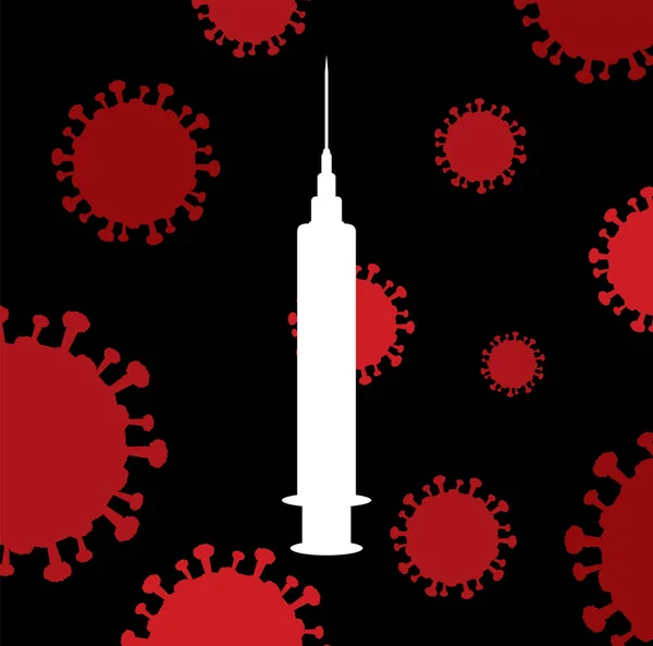 Een Coronavirus Covid Genezing Illustratie — Stockvector