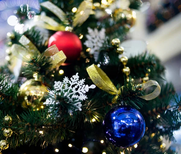 Weihnachten Neujahr Tannenbaum Hintergrund — Stockfoto