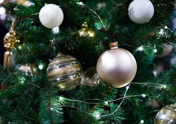 Weihnachten Neujahr Tannenbaum Hintergrund — Stockfoto