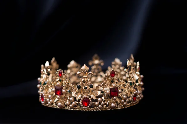 Korona Królewska Biżuteria Pojęcie Władzy Bogactwa — Zdjęcie stockowe