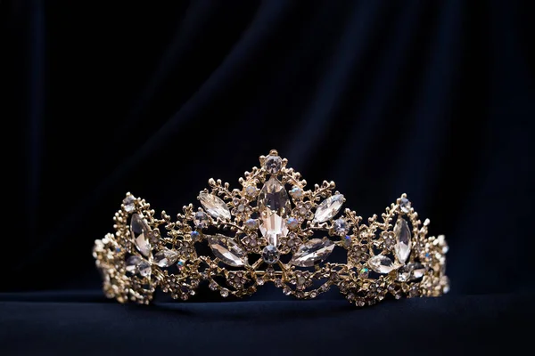 Королівська Діадема Розкоші Кристалами Діамантами — стокове фото
