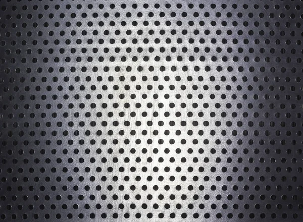 Dot pattern and texture on steel — Stock Photo, Image