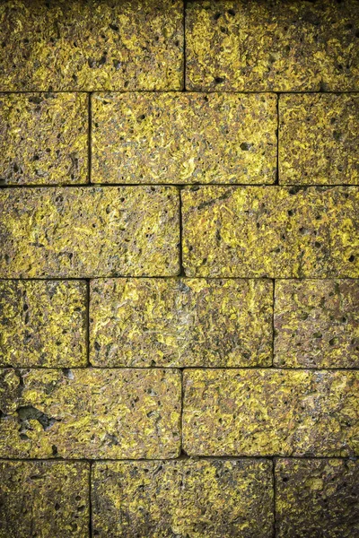 Muro di pietra di Laterite — Foto Stock