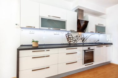 Modern bir dairede fotoğraf çekimi..