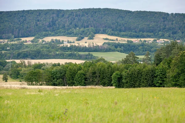 Blick auf die Landschaft vom Eisengebirge - Zelezne hory, Tschechien — Stockfoto