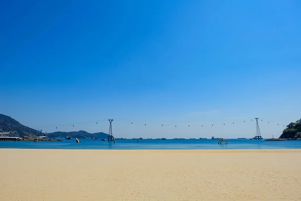 Знаменитий Haeundae Пляжі Пусан Південна Корея — стокове фото