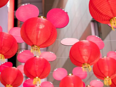 Yeni yıl festivalinde Çin fenerleri