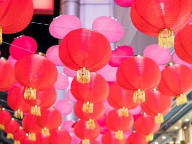 Yeni yıl festivalinde Çin fenerleri
