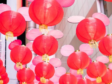 Yeni yıl festivalinde Çin fenerleri