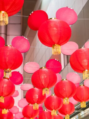 Yeni yıl festivalinde Çin fenerleri