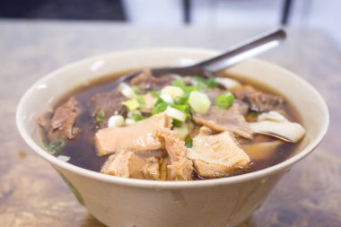 beef noodles soup in Taiwan