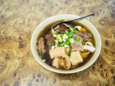 beef noodles soup in Taiwan