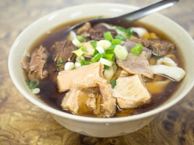 beef noodles soup in Taiwan