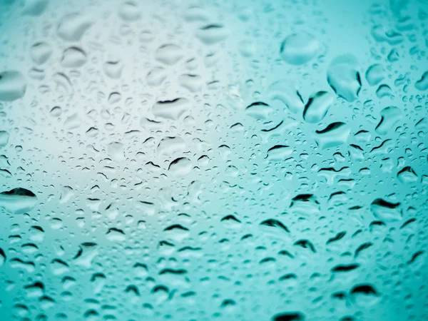 Närbild Färgglada Vattendroppar Faller Glas — Stockfoto