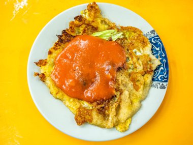 Tayvan istiridye omele, Tayvan lezzetleri, Tayvan sokak yiyeceklerinin ayırt edici geleneksel atıştırmalıkları.