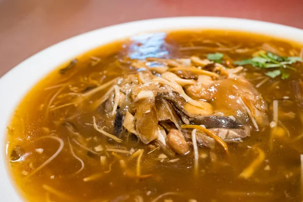 Closeup Mix Seafood Soup Taiwan — 스톡 사진