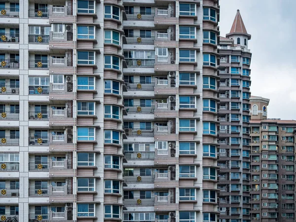 Facciata Moderno Condominio — Foto Stock