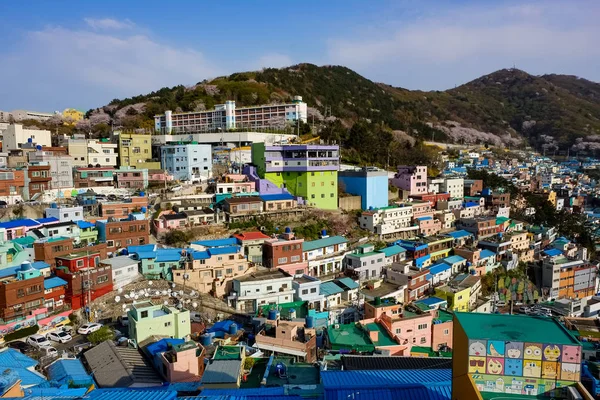 韓国釜山の甘川文化村 — ストック写真