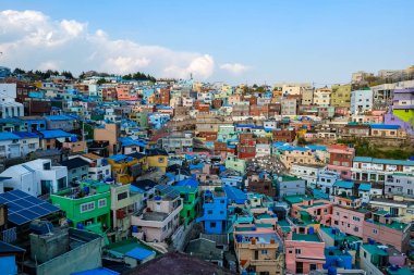 Busan, Kore 'deki Gamcheon Kültür Köyü.