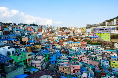 Busan, Kore 'deki Gamcheon Kültür Köyü.