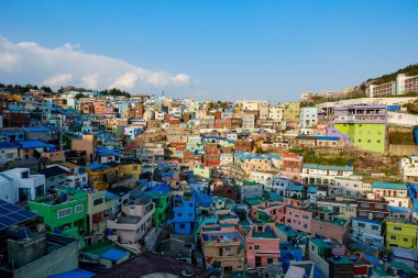 Busan, Kore 'deki Gamcheon Kültür Köyü.