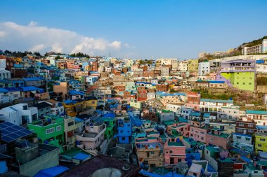 Busan, Kore 'deki Gamcheon Kültür Köyü.