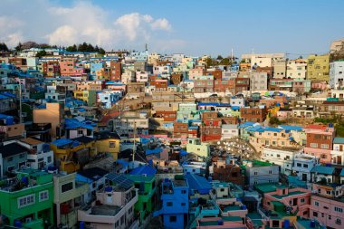 Busan, Kore 'deki Gamcheon Kültür Köyü.