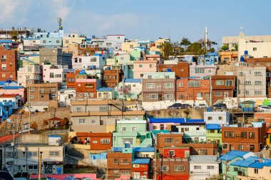 Busan, Kore 'deki Gamcheon Kültür Köyü.