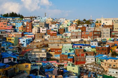 Busan, Kore 'deki Gamcheon Kültür Köyü.