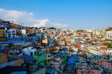 Busan, Kore 'deki Gamcheon Kültür Köyü.