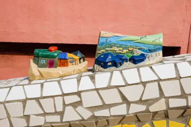 Busan, Kore 'deki Gamcheon Kültür Köyü.