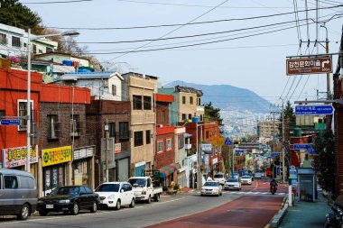 Busan, Kore 'deki Gamcheon Kültür Köyü.