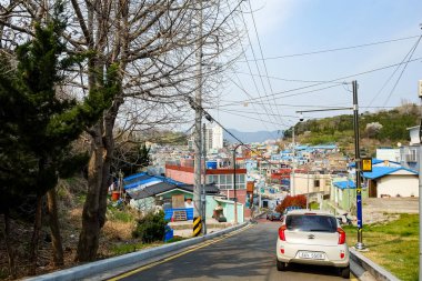 Busan, Kore 'deki Gamcheon Kültür Köyü.