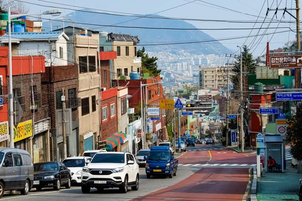 Wieś Kulturalna Gamcheon Pusan Korea — Zdjęcie stockowe