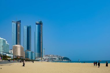 Beach facade in Busan,Korea