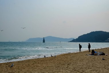 Beach facade in Busan,Korea