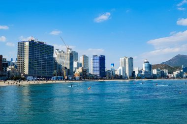 Beach facade in Busan,Korea