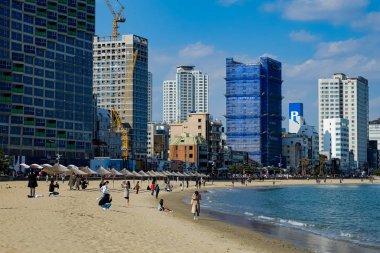 Beach facade in Busan,Korea
