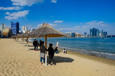 Beach facade in Busan,Korea