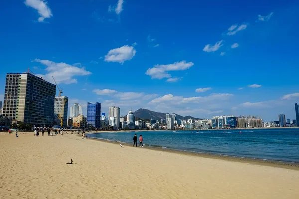 Beach Facade Busan Korea — Stock Photo, Image