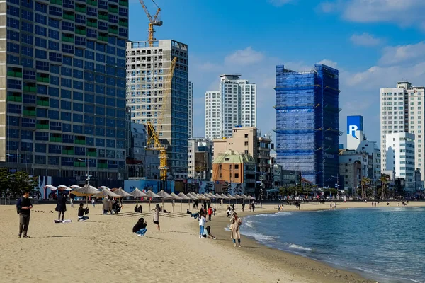 Beach Facade Busan Korea — Stock Photo, Image
